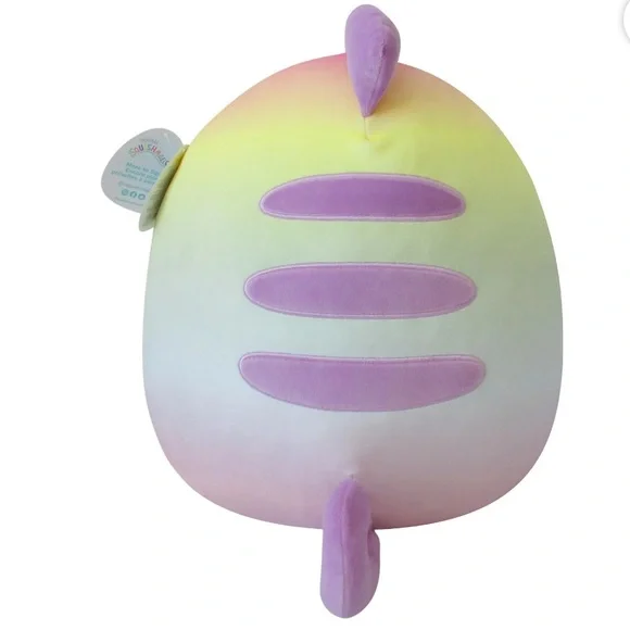 Squishmallows 14 inch Honeydew the Rainbow Striped Chameleon - Picture 2 of 3